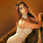 Nora Fatehi raises hotness quotient in an embellished gown