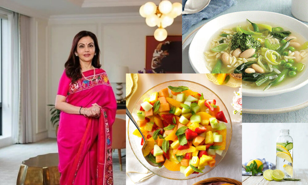 Nita Ambani’s Diet Plan: From Breakfast To Dinner, Here’s What Mukesh Ambani’s Wife Eats and Drinks